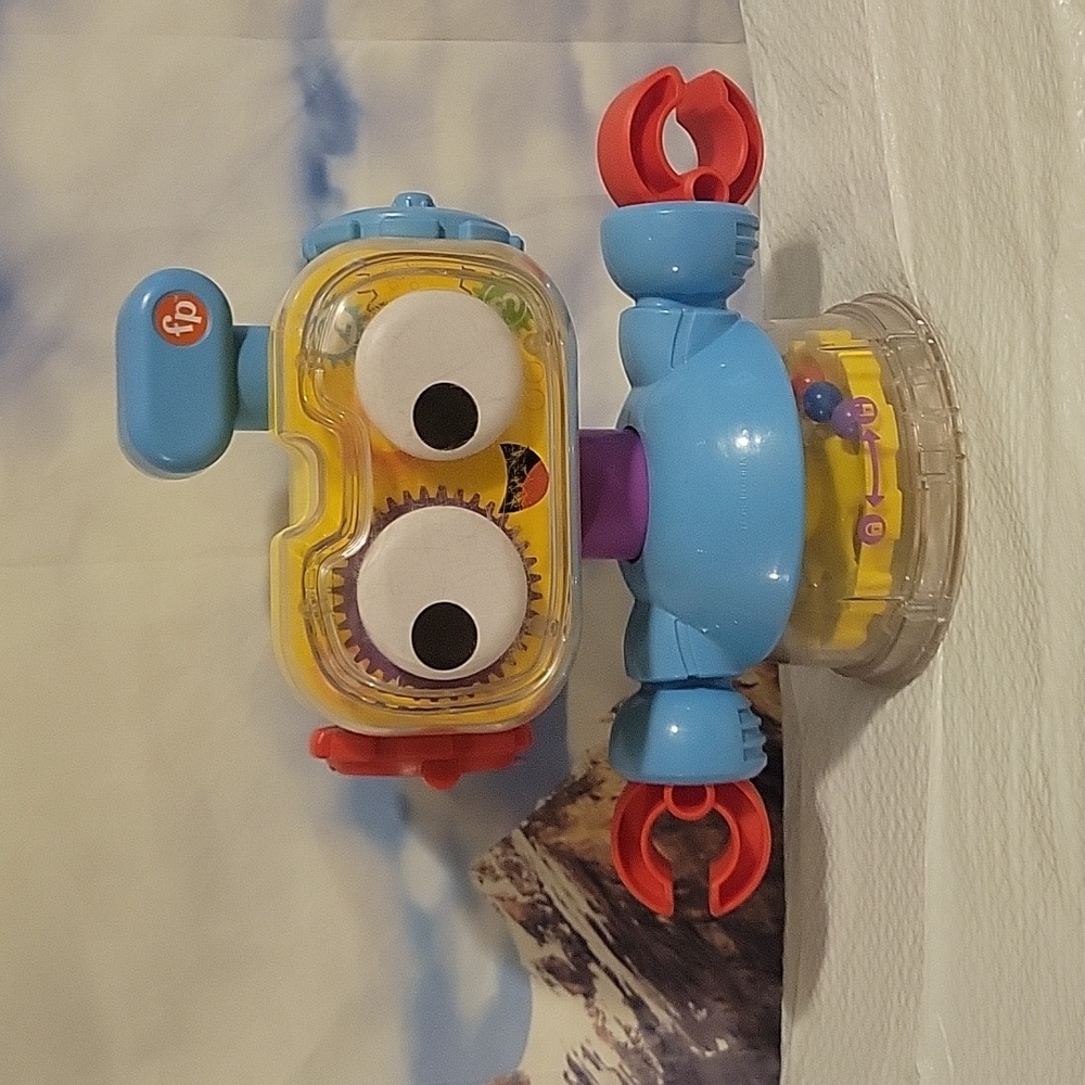 Fisher-Price 4-in-1 Learning Bot. All features work. Ages 6 months up. Baby toy.